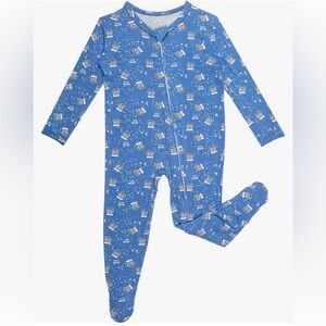 Gaiibbt Bamboo Pajamas - Meow Star Man print - Size 12-18 months
